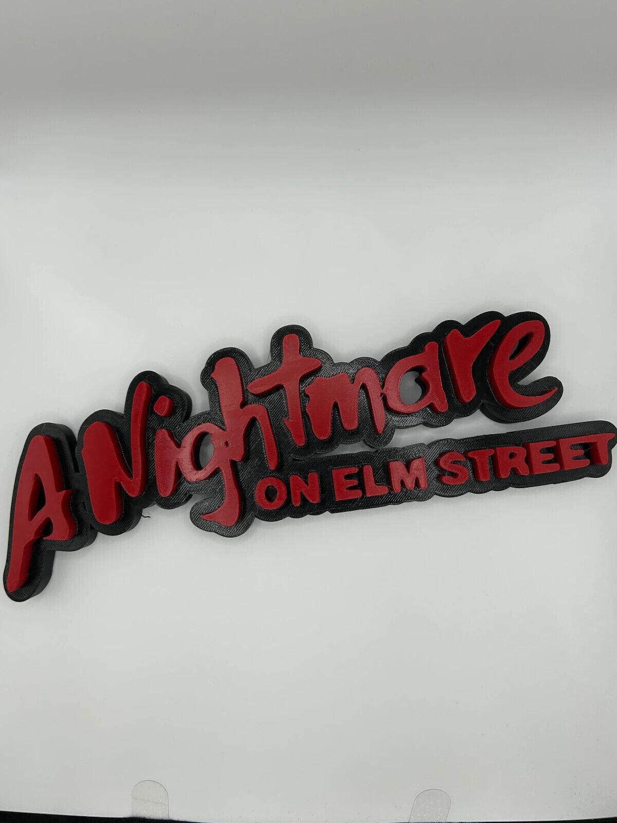 A Nightmare On Elm Street Wall Plaque, 3D Printed Logo