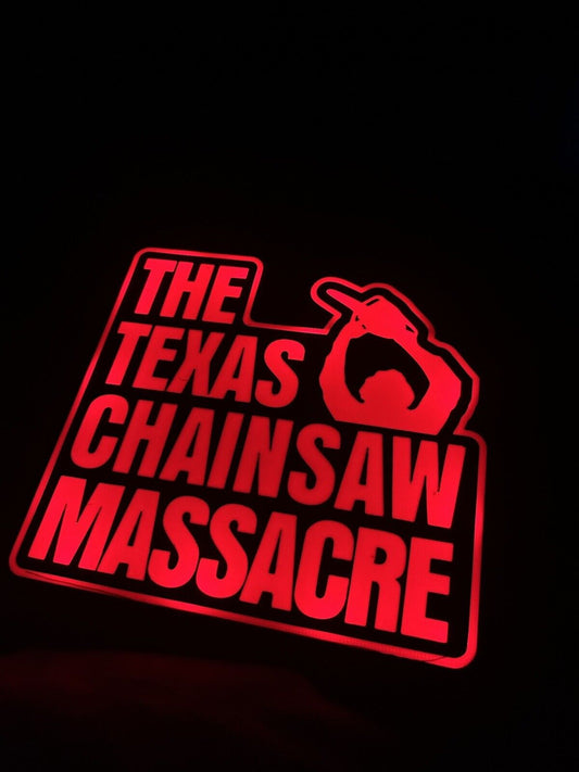 Texas Chainsaw Massacre Leatherface LED Lightbox (Click On/Off)