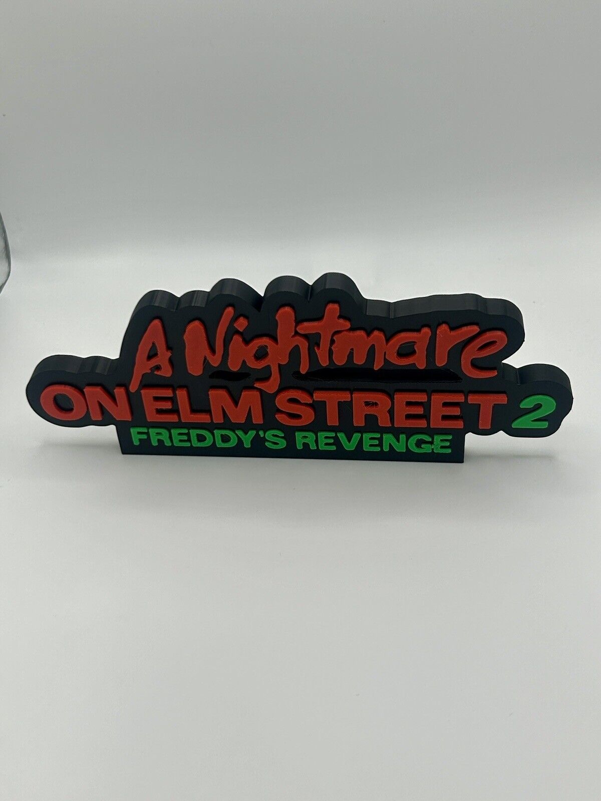 A Nightmare on Elm Street Part 2: Freddy's Revenge Display Plaque, 3D Printed