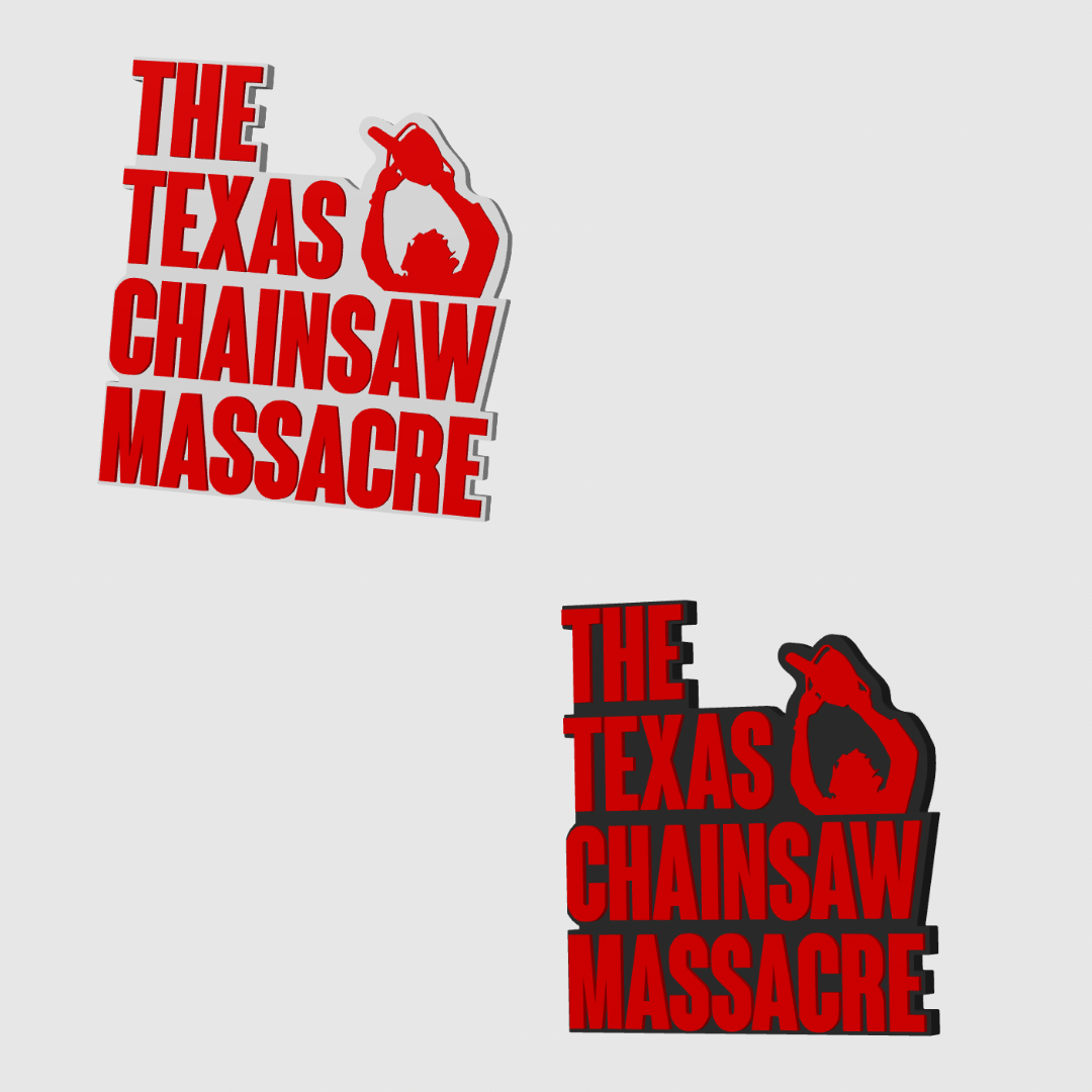 The Texas Chainsaw Massacre Leatherface Freestanding Display Plaque, 3D Printed