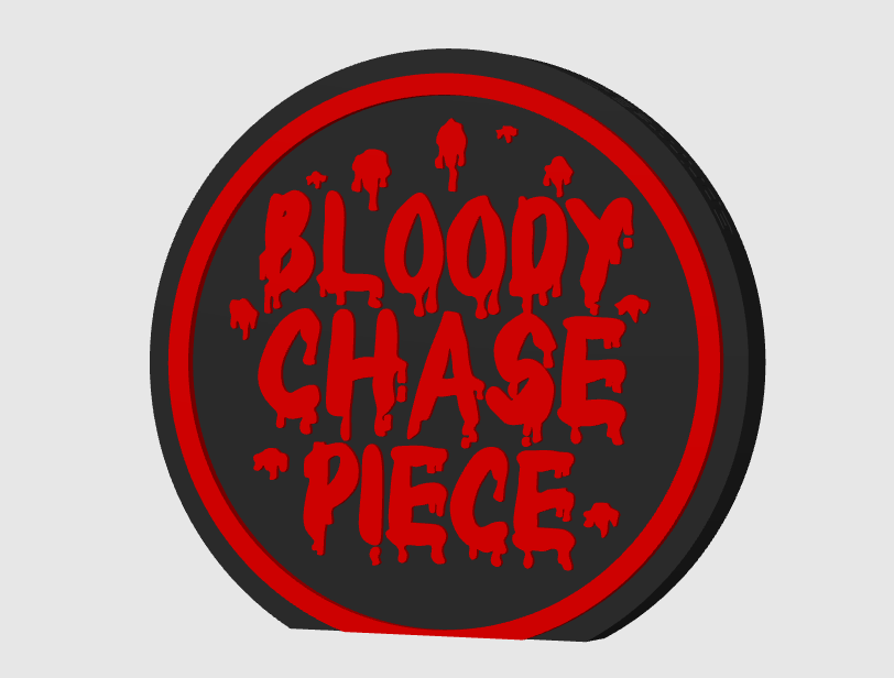 Funko Bloody Chase Piece Display / Wall Plaque, 3D Printed