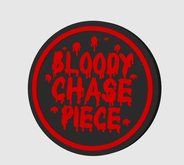 Funko Bloody Chase Piece Display / Wall Plaque, 3D Printed