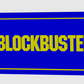 Blockbuster Logo Freestanding Display Plaque, 3D Printed