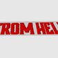 3 From Hell Rob Zombie Horror Freestanding Display Plaque, 3D Printed