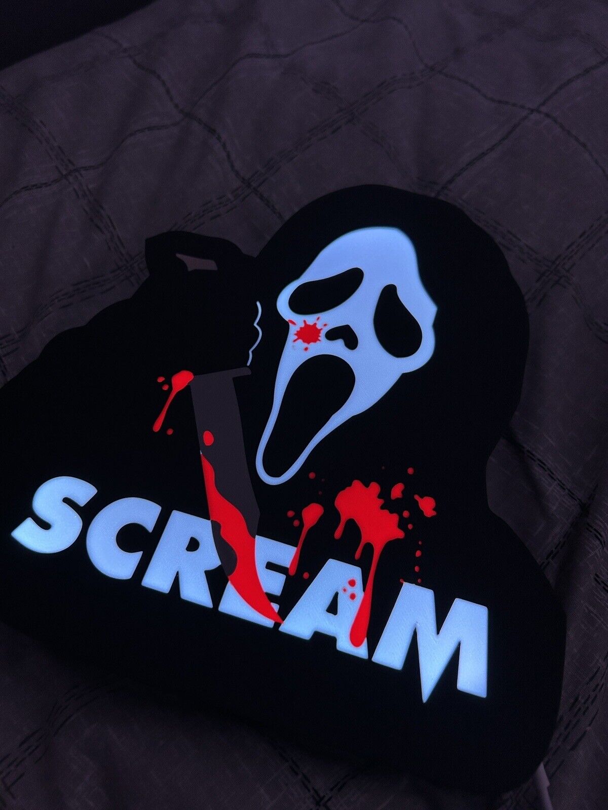 Scream Ghostface LED Lightbox (Click on / off)