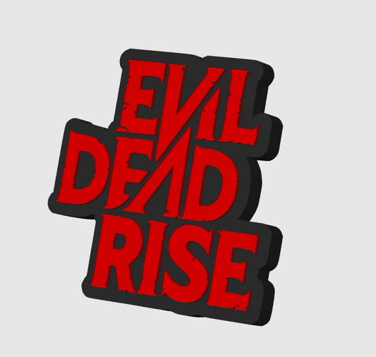 Evil Dead Rise Horror Freestanding  Display Plaque, 3D Printed