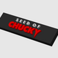 Chucky Childs Play All Chucky Movie Display Plaque's, 3D Printed Logo