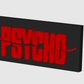 Psycho Display Plaque, 3D Printed Logo