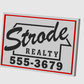 Strode Realty Halloween Michael Myers Display Plaque, 3D Printed Logo