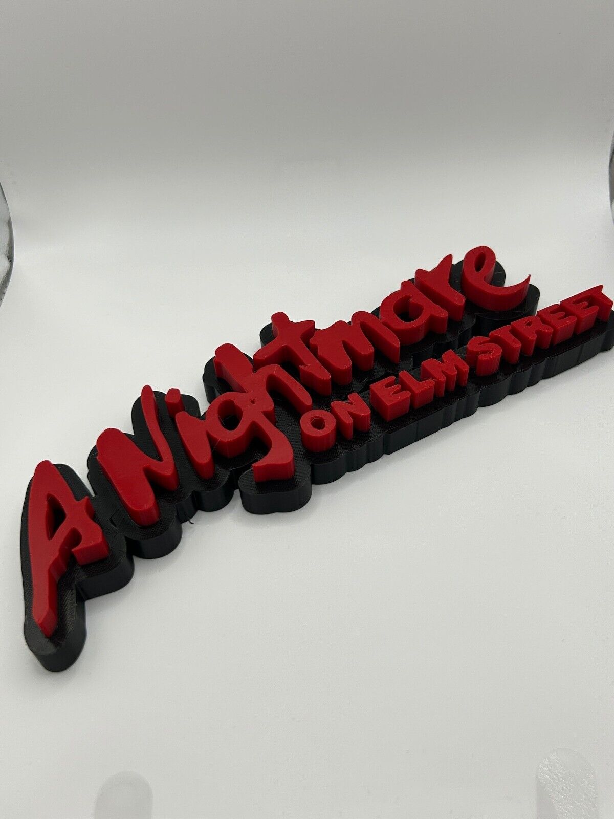 A Nightmare On Elm Street Wall Plaque, 3D Printed Logo