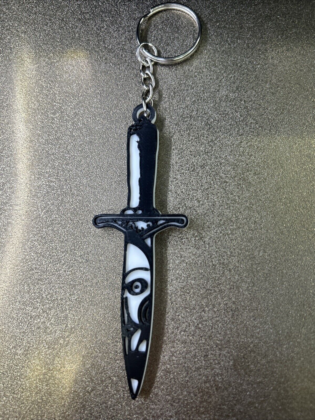 Horror Icon Prop Knife Keychain, 3D Printed