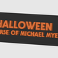 Halloween Horror Micheal Myers Display Plaque, 3D Printed Logo