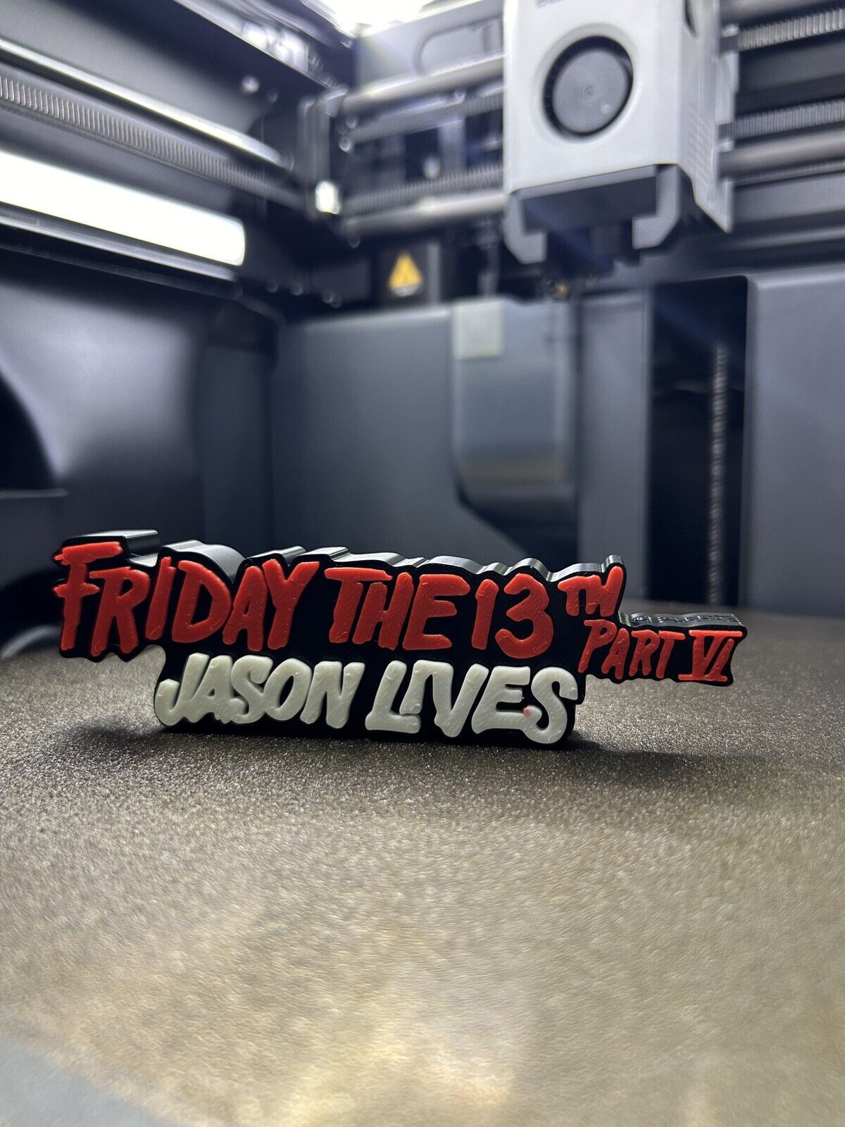 Friday the 13th Part VI: Jason Lives Horror Freestanding Display Plaque