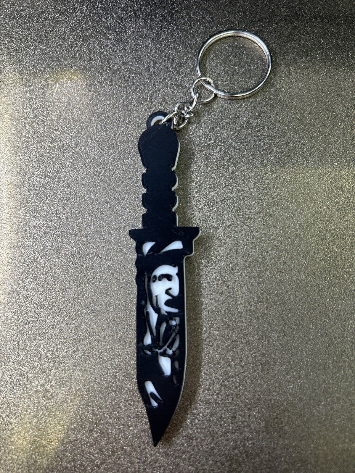 Horror Icon Prop Knife Keychain, 3D Printed