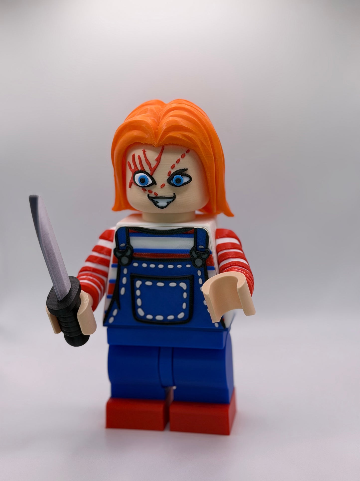 Chucky Brick Figure (9 Inches Tall)