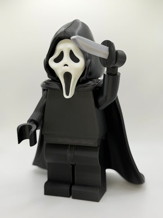 Ghostface Brick Figure (9 Inches Tall)
