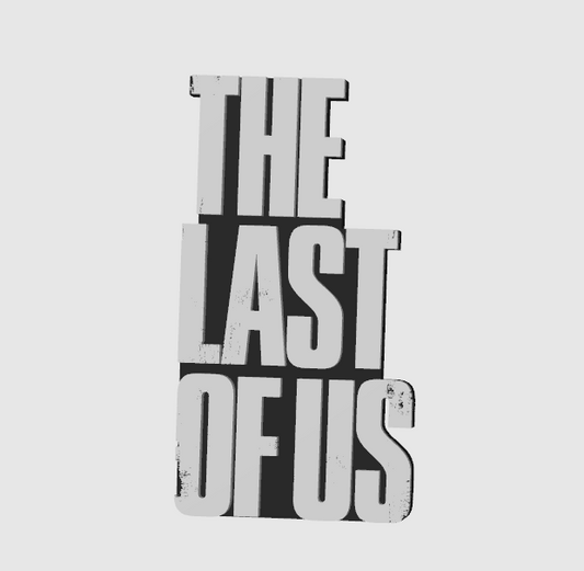 The Last Of Us Freestanding Display Plaque, 3D Printed