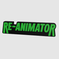 Re-animator Logo Horror Freestanding Display Plaque, 3D Printed