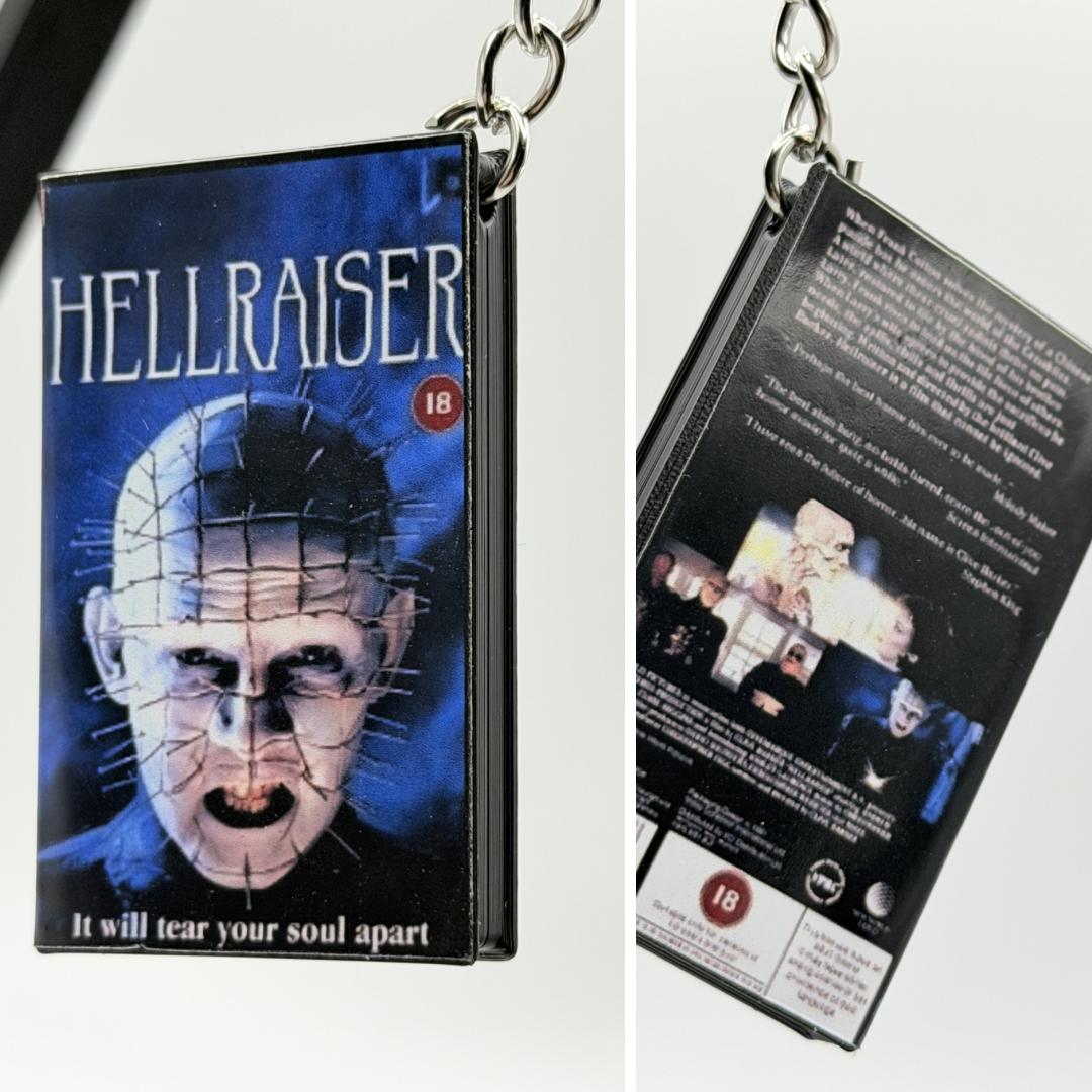 VHS Horror Keychain