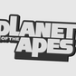 Planet Of The Apes Logo Display Plaque, 3D Printed