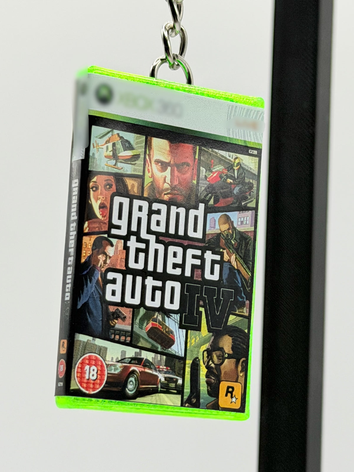 Game Case Keychain