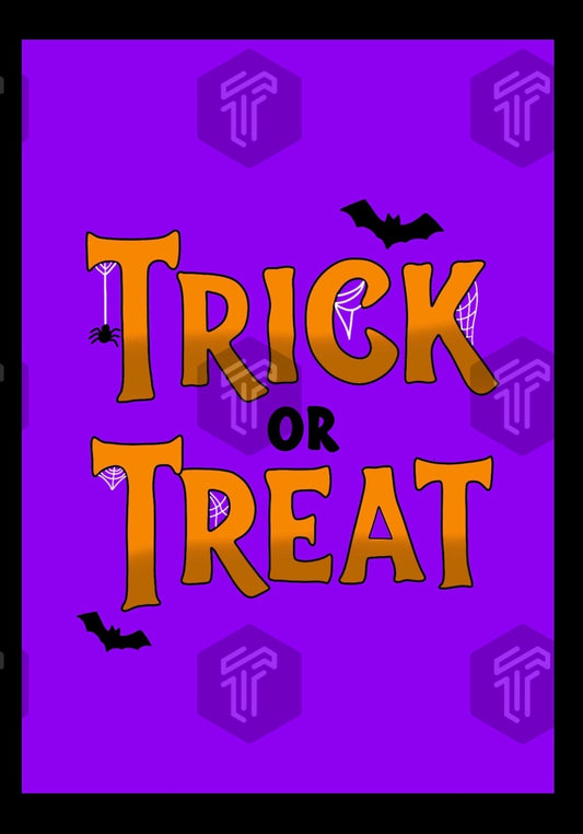 Trick Or Treat Halloween Print