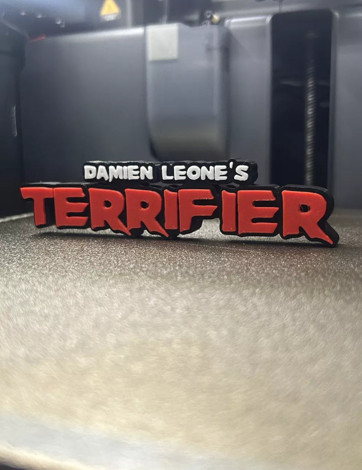 Damien Leone's Terrifier Free Standing Display Plaque, 3D Printed ...