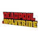 Deadpool & Wolverine Freestanding Display Plaque, 3D Printed