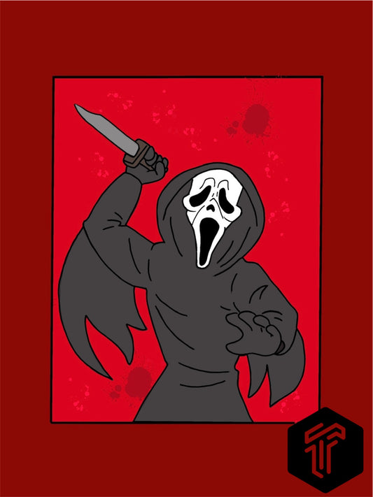 Ghostface scream Print