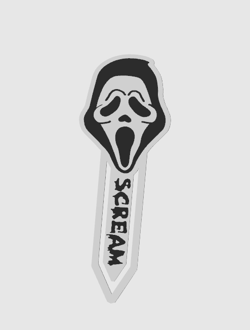 Scream Ghostface Bookmark!