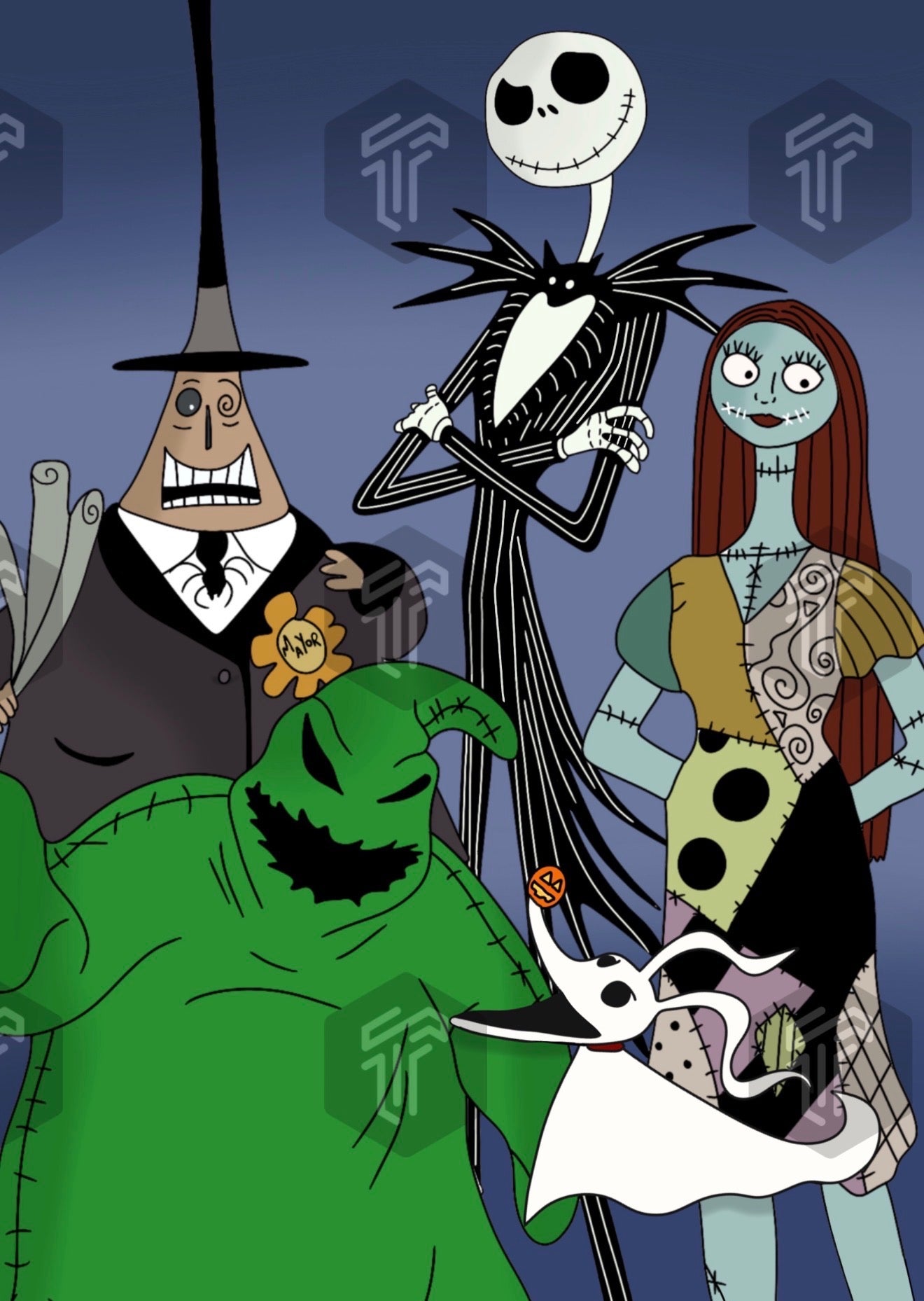 The Nightmare Before Christmas Print