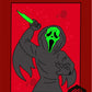 Ghostface scream Print