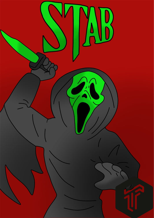 Ghostface Stab Print