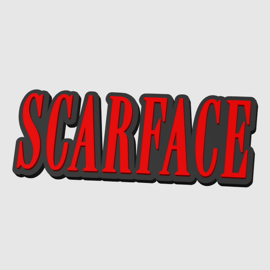 Scarface Logo 3D Display Plaque