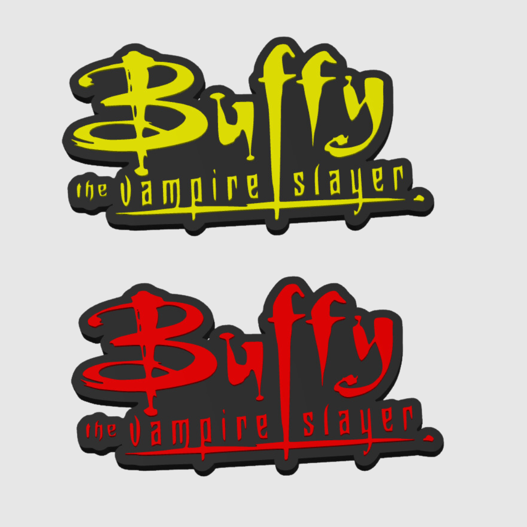 Buffy The Vampire Slayer Horror Freestanding Display Plaque, 3D Printe ...
