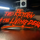 Return Of The Living Dead Logo Horror Freestanding Display Plaque, 3D Printed