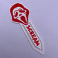 Ghostface bookmark red and white (imperfect)