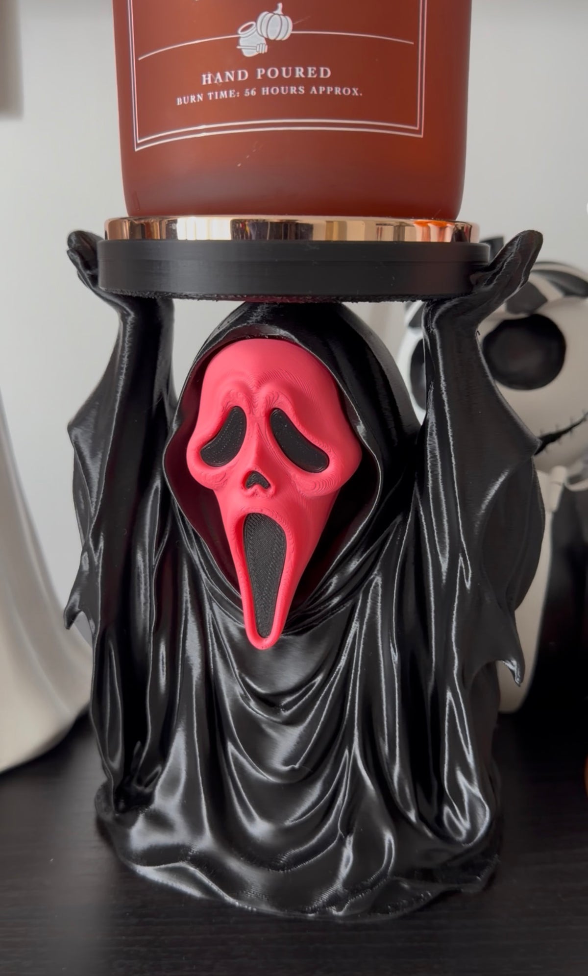 Ghostface Candle Holder! (Different Colours Available)