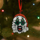 Terrifier Santa Art The Clown Hanging Tree Ornament
