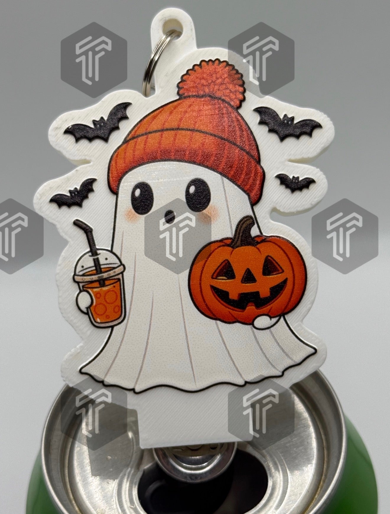 Horror Helper Cozy Ghost Soda Can Opener UV PRINTED DESIGN [LIMITED EDITION HALLOWEEN COLLECTION]