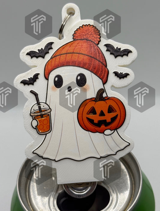 Horror Helper Cozy Ghost Soda Can Opener UV PRINTED DESIGN [LIMITED EDITION HALLOWEEN COLLECTION]