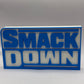 Smack Down (2019) WWE WWF Wrestling Freestanding Display Plaque, 3D Printed Logo