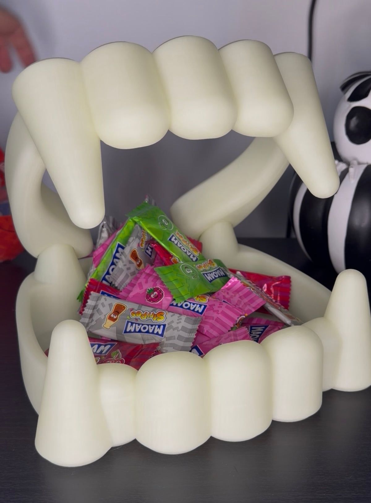 Vampire Teeth Glow In The Dark Candy Bowl
