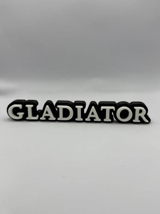 Gladiator Freestanding Display Plaque, 3D Printed