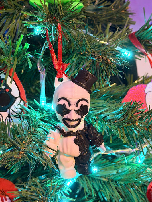 Terrifier Art The Clown Mini Figure Hanging Tree Ornament