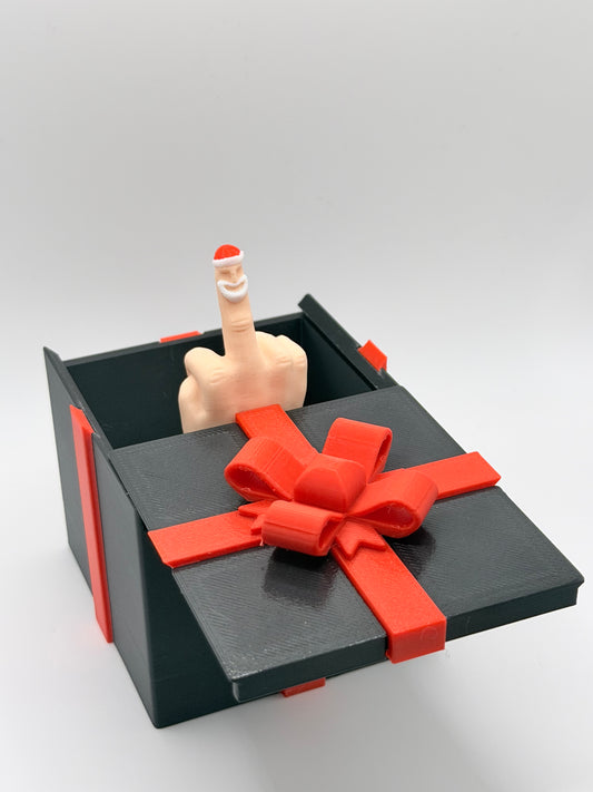 Middle Finger Christmas Box Gag Gift