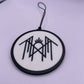 Sleep Token hanging car decorations