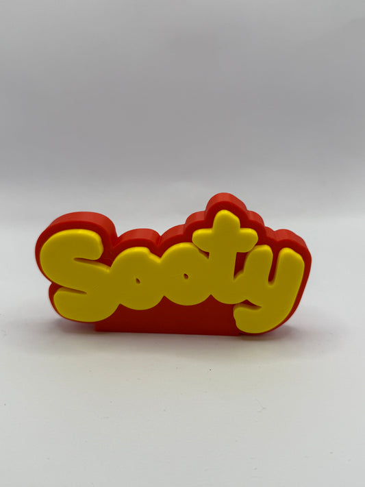 Sooty (2001) Freestanding Display Plaque, 3D Printed