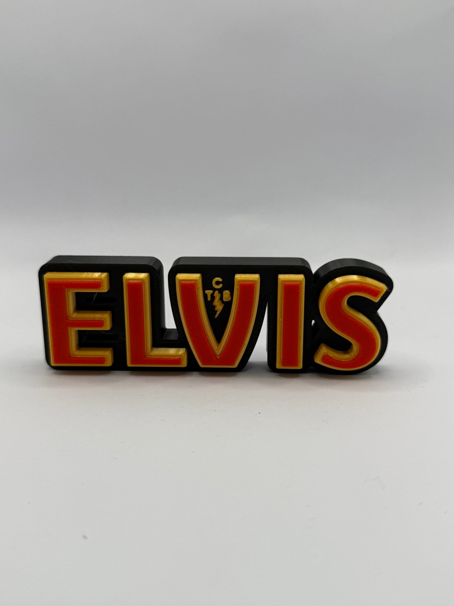 Elvis (2022) Freestanding Display Plaque, 3D Printed