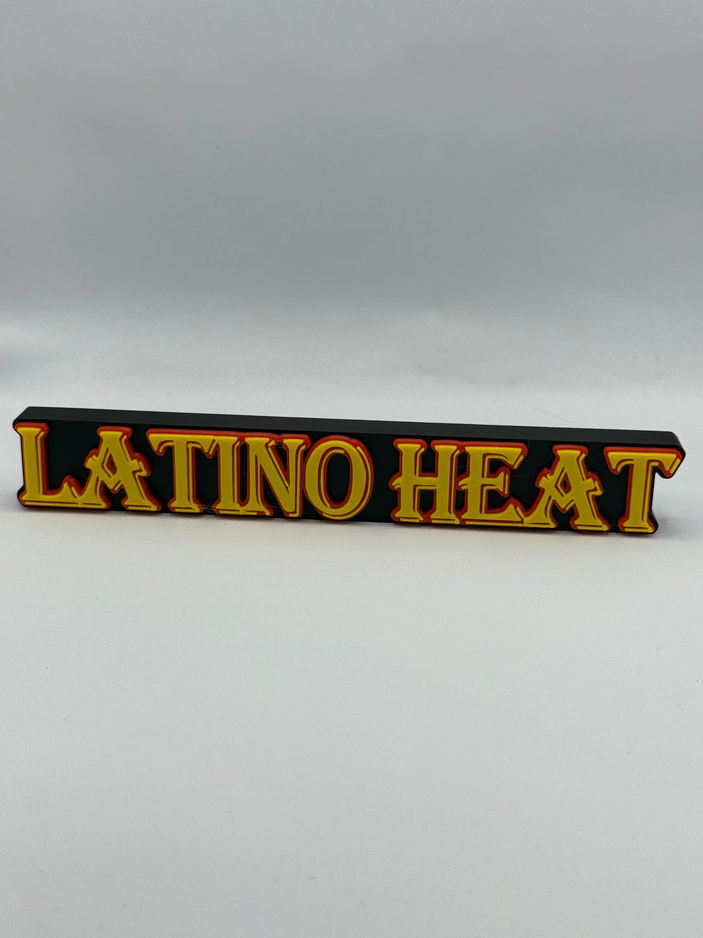 LATINO HEAT (EDDIE GUERRER) Wrestling Freestanding Display Plaque, 3D Printed